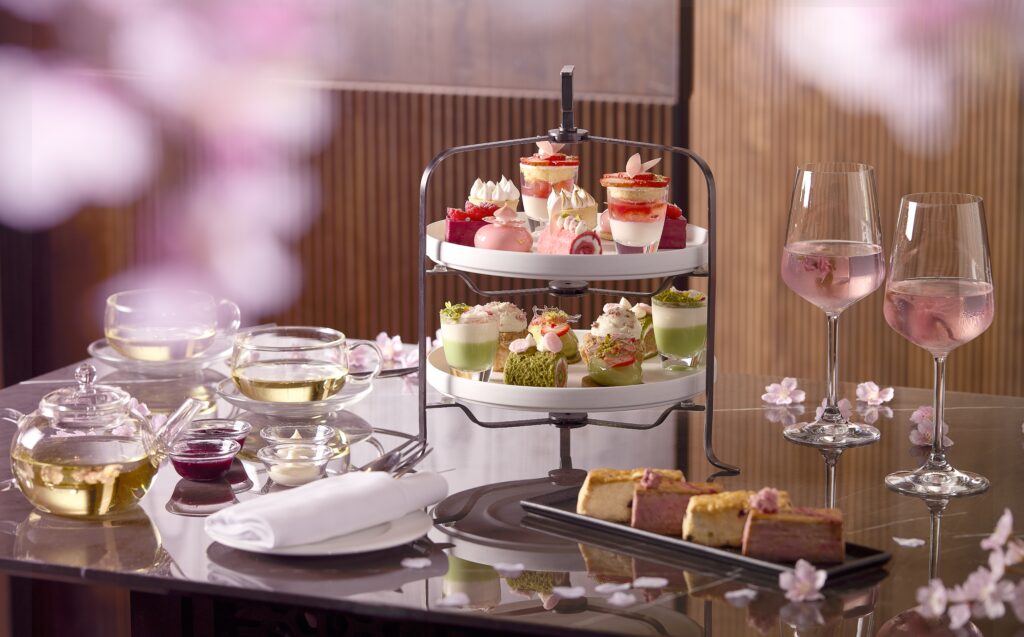 Fourseasons Kyoto cherry blossom afternoon tea