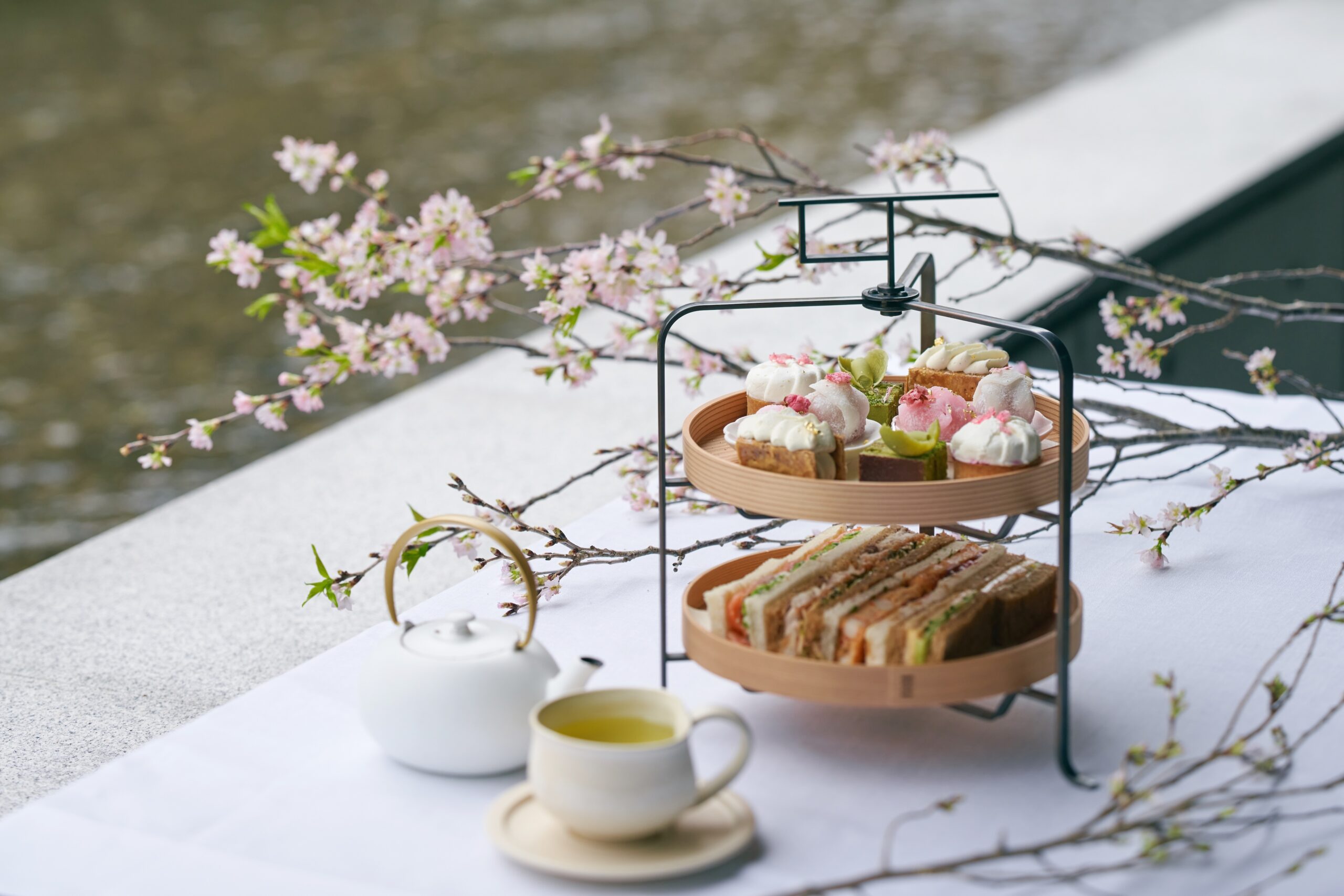 The Shinmonzen cherry blossom afternoon tea