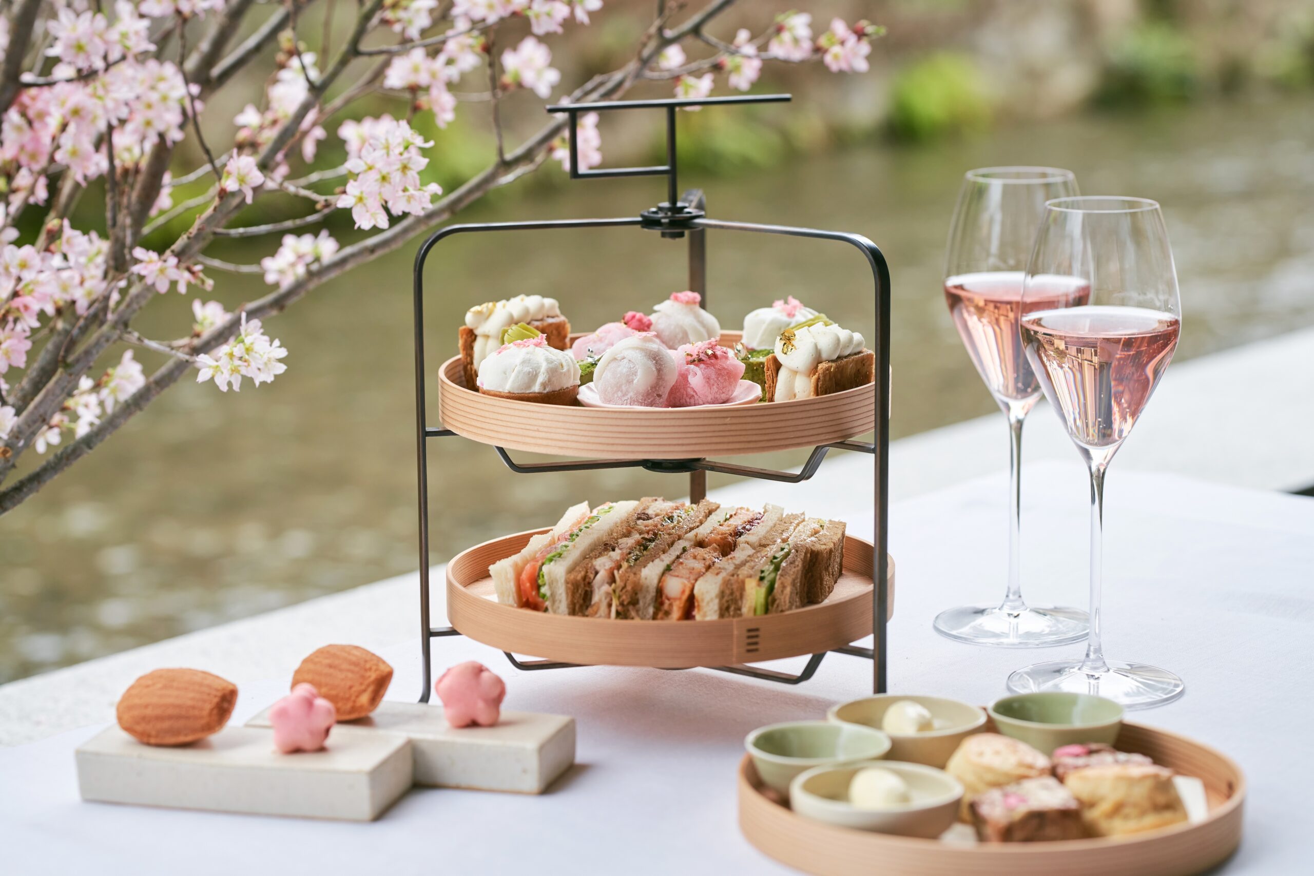 The Shinmonzen cherry blossom afternoon tea